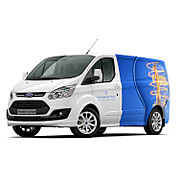 Van with Image that branding