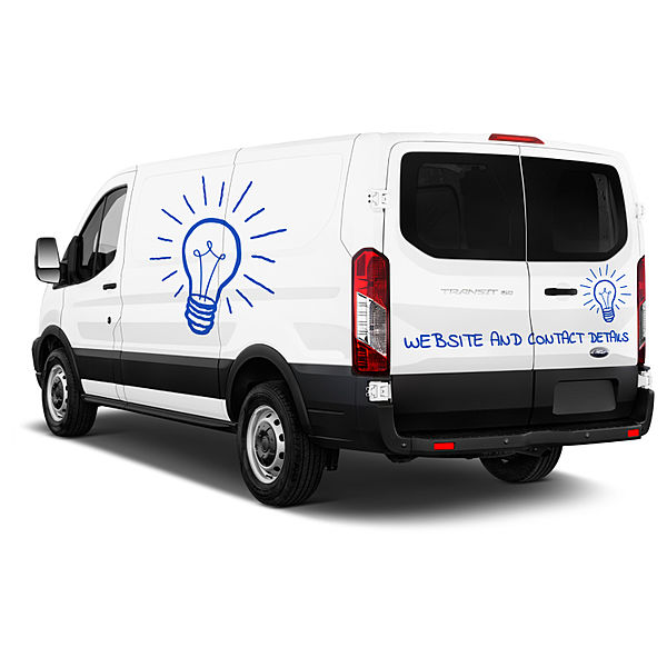 Basic Vehicle Signage Package for Cars,Utes,Vans,Trucks Vehicle