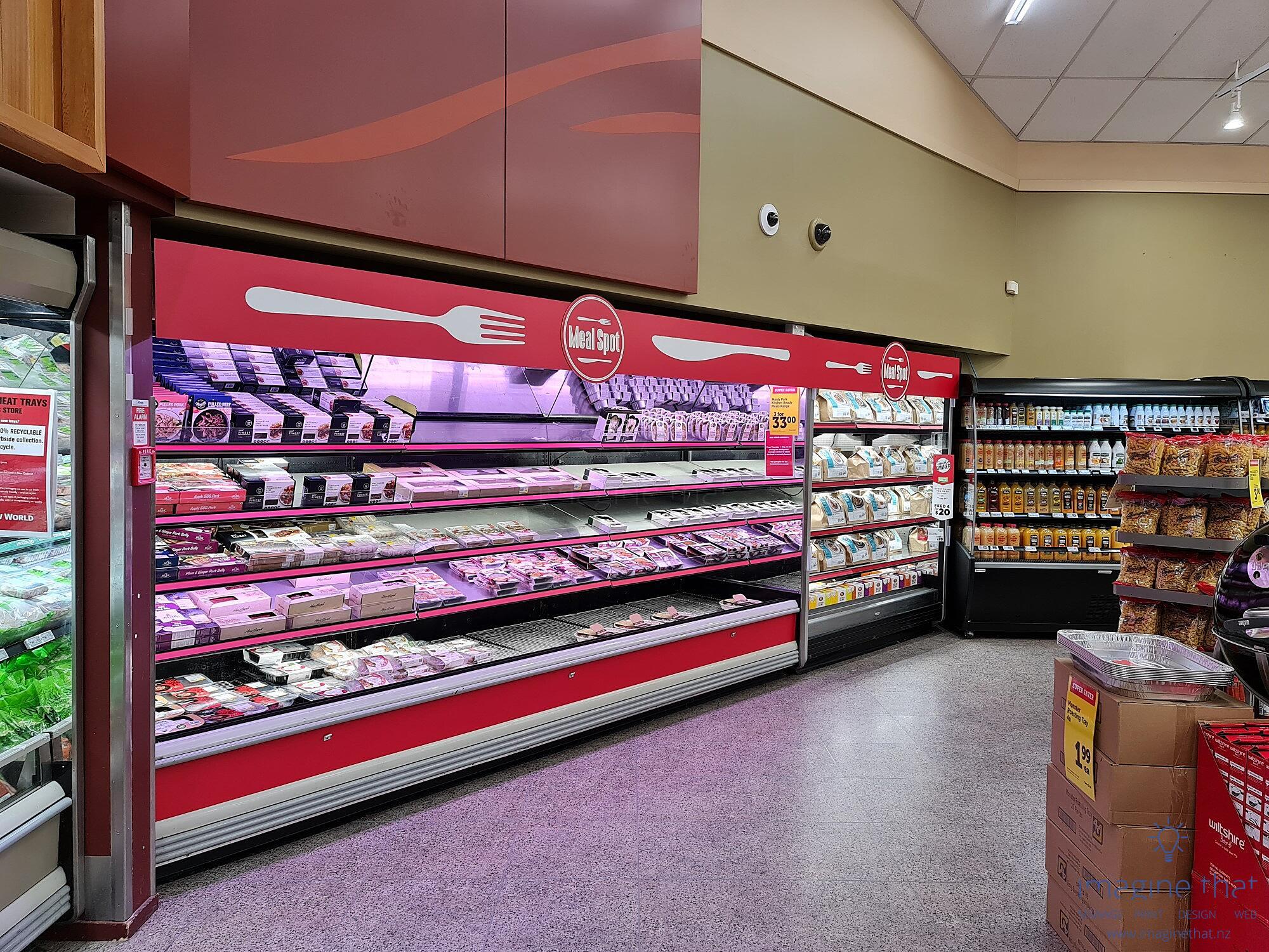 Meat Spot Signage | New World | New Zealand