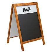 Zoomer Wooden Chalkboard with Printed Header