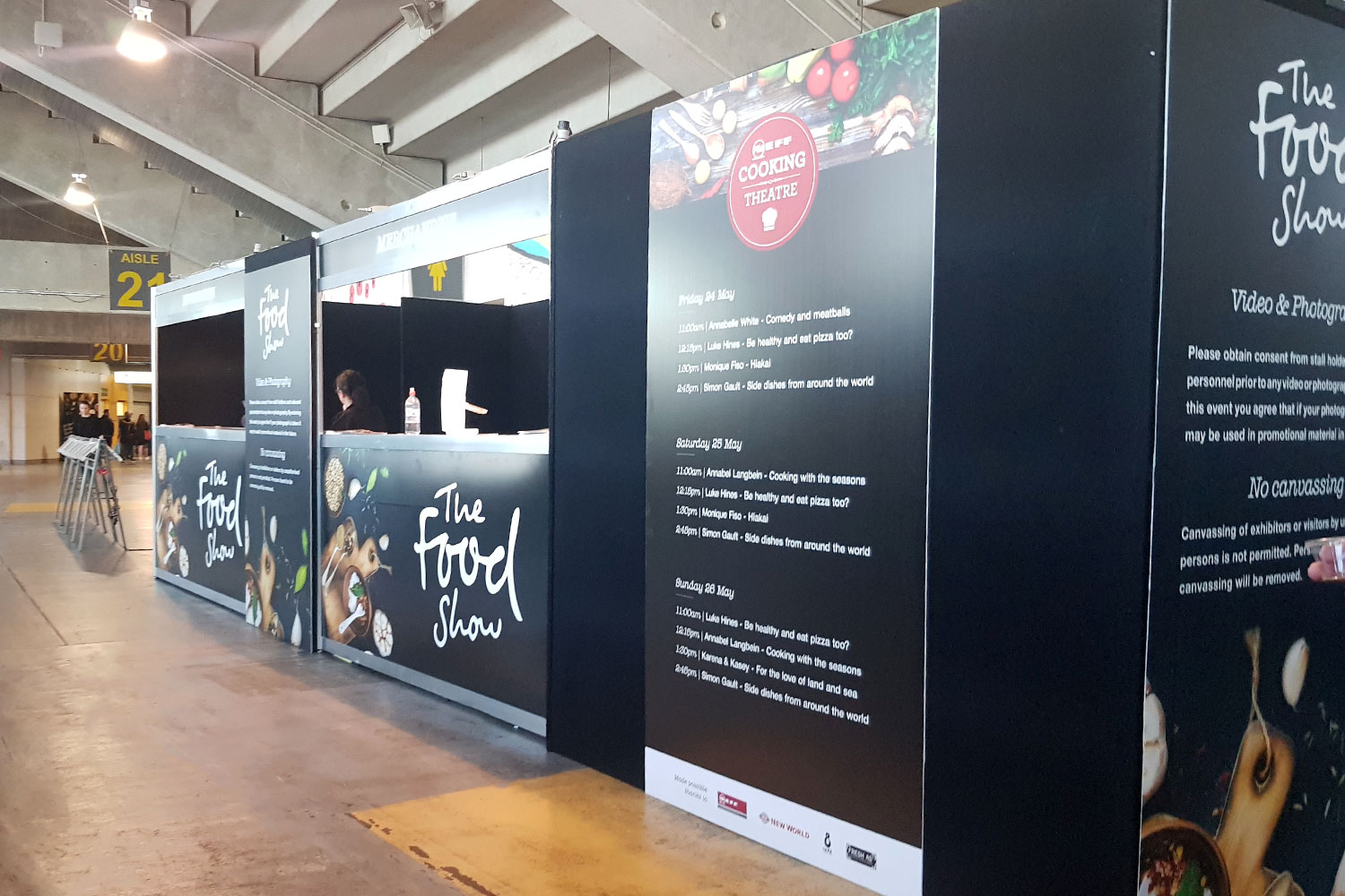 Temporary Event Signage & Banners Expo & Event Signage New Zealand